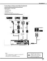 Preview for 18 page of Sanyo PLC-WU3800 Owner'S Manual