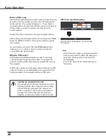 Preview for 21 page of Sanyo PLC-WU3800 Owner'S Manual