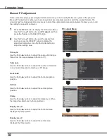 Preview for 33 page of Sanyo PLC-WU3800 Owner'S Manual