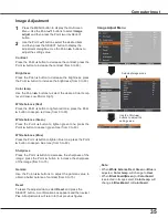 Preview for 36 page of Sanyo PLC-WU3800 Owner'S Manual