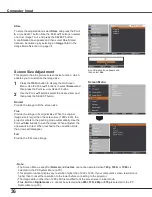 Preview for 37 page of Sanyo PLC-WU3800 Owner'S Manual