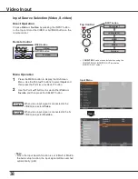 Preview for 39 page of Sanyo PLC-WU3800 Owner'S Manual