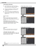 Preview for 41 page of Sanyo PLC-WU3800 Owner'S Manual