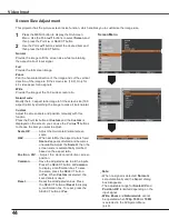 Preview for 45 page of Sanyo PLC-WU3800 Owner'S Manual