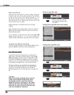 Preview for 51 page of Sanyo PLC-WU3800 Owner'S Manual