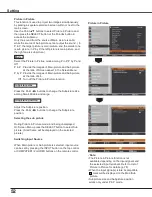 Preview for 53 page of Sanyo PLC-WU3800 Owner'S Manual