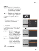 Preview for 54 page of Sanyo PLC-WU3800 Owner'S Manual