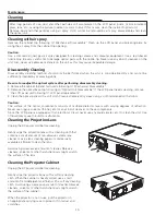 Preview for 10 page of Sanyo PLC-WU3800 Service Manual