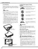 Preview for 6 page of Sanyo PLC-WXE45 Owner'S Manual