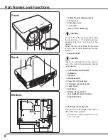 Preview for 8 page of Sanyo PLC-WXE45 Owner'S Manual