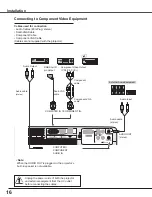 Preview for 16 page of Sanyo PLC-WXE45 Owner'S Manual