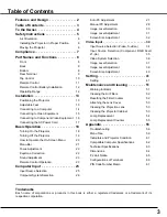 Preview for 3 page of Sanyo PLC-WXE46 Owner'S Manual