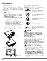 Preview for 6 page of Sanyo PLC-WXE46 Owner'S Manual