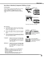 Preview for 35 page of Sanyo PLC-WXE46 Owner'S Manual