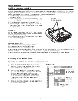 Preview for 7 page of Sanyo PLC-WXE46 Service Manual