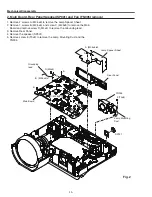 Preview for 14 page of Sanyo PLC-WXE46 Service Manual