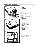 Preview for 8 page of Sanyo PLC-WXL46A Owner'S Manual