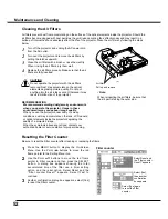 Preview for 52 page of Sanyo PLC-WXL46A Owner'S Manual