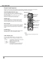 Preview for 28 page of Sanyo PLC-WXU30 Owner'S Manual