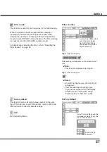 Preview for 57 page of Sanyo PLC-WXU30 Owner'S Manual