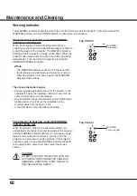 Preview for 62 page of Sanyo PLC-WXU30 Owner'S Manual