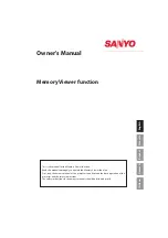 Preview for 259 page of Sanyo PLC-WXU30 Owner'S Manual