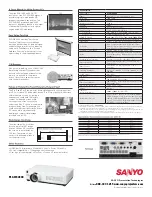 Preview for 2 page of Sanyo PLC-WXU300 Brochure