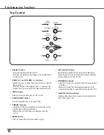 Preview for 10 page of Sanyo PLC-WXU300 Owner'S Manual