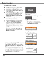 Preview for 18 page of Sanyo PLC-WXU300 Owner'S Manual