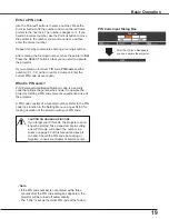 Preview for 19 page of Sanyo PLC-WXU300 Owner'S Manual