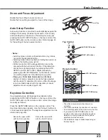 Preview for 23 page of Sanyo PLC-WXU300 Owner'S Manual