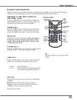 Preview for 25 page of Sanyo PLC-WXU300 Owner'S Manual