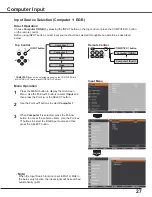 Preview for 27 page of Sanyo PLC-WXU300 Owner'S Manual