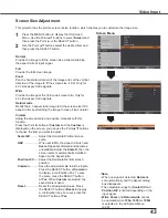 Preview for 43 page of Sanyo PLC-WXU300 Owner'S Manual