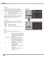 Preview for 46 page of Sanyo PLC-WXU300 Owner'S Manual