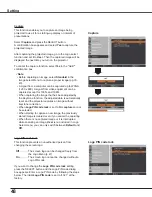 Preview for 48 page of Sanyo PLC-WXU300 Owner'S Manual