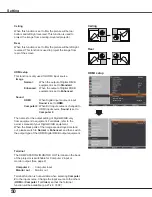 Preview for 50 page of Sanyo PLC-WXU300 Owner'S Manual