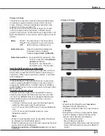 Preview for 51 page of Sanyo PLC-WXU300 Owner'S Manual