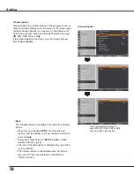 Preview for 54 page of Sanyo PLC-WXU300 Owner'S Manual