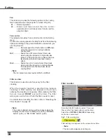 Preview for 58 page of Sanyo PLC-WXU300 Owner'S Manual