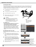 Preview for 62 page of Sanyo PLC-WXU300 Owner'S Manual