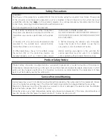 Preview for 3 page of Sanyo PLC-WXU300 Service Manual