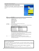 Preview for 54 page of Sanyo PLC-WXU30A - 3700 Lumens Owner'S Manual