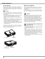 Preview for 6 page of Sanyo PLC-WXU7000A Owner'S Manual