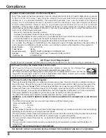 Preview for 8 page of Sanyo PLC-WXU7000A Owner'S Manual