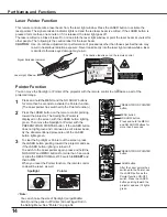 Preview for 14 page of Sanyo PLC-WXU7000A Owner'S Manual