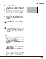 Preview for 23 page of Sanyo PLC-WXU7000A Owner'S Manual