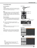 Preview for 27 page of Sanyo PLC-WXU7000A Owner'S Manual