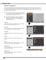 Preview for 34 page of Sanyo PLC-WXU7000A Owner'S Manual