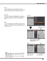 Preview for 35 page of Sanyo PLC-WXU7000A Owner'S Manual